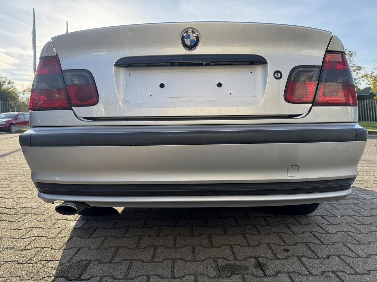 BMW 3er E46 original Sto&szlig;stange Stossf&auml;nger hinten 354 Titansilber Limousine Bj.1998